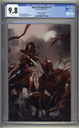 Edge of VenomVerse #1 8of17 CGC 9.8 Variant Edition Cover SS Francesco Mattina