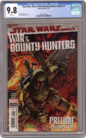 Star Wars War of the Bounty Hunters Alpha (2021 Marvel) 1A CGC 9.8 McNiven