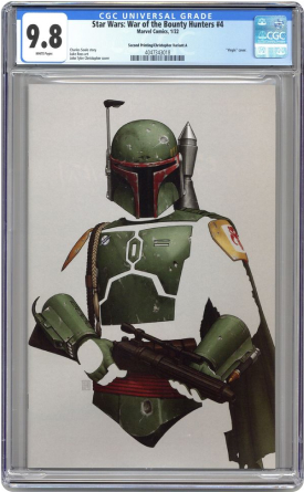 Star Wars War of the Bounty Hunters (2021 Marvel) 4F.2ND CGC 9.8 Hitch Negative Space Variant 2nd Printing