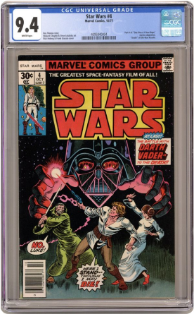 Star Wars (1997 Marvel) 4 CGC 9.4 1st Printing