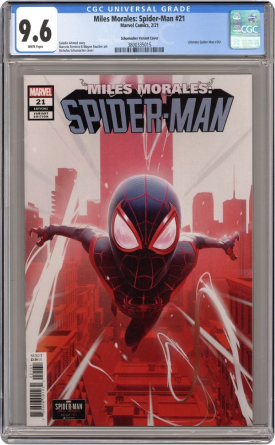 Miles Morales Spider-Man (2019 Marvel) 21C CGC 9.6 Schumacher 1=10 Variant