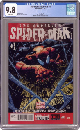 Superior Spider-Man (2013 Marvel NOW) 1A CGC 9.8 Stegman 1st