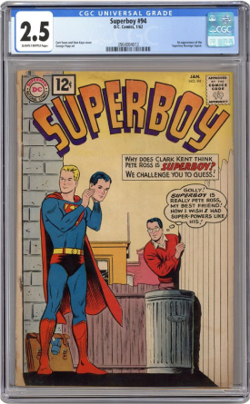 Superboy (1949-1979 1st Series DC) 94 CGC 2.5