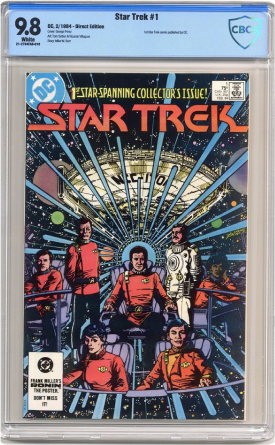 Star Trek (1984 1st Series DC) 1 CBCS 9.8