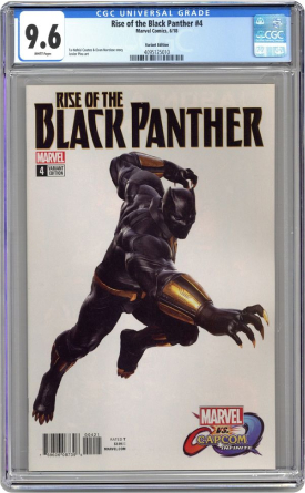 Rise of the Black Panther (2018) 4B CGC 9.6 Game Variant