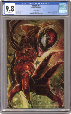 Venom (2018 Marvel) 14B cgc 9.8 Lim Virgin Variant