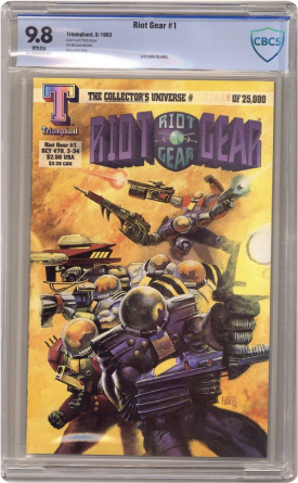 Riot Gear (1993) 1A CBCS 9.8