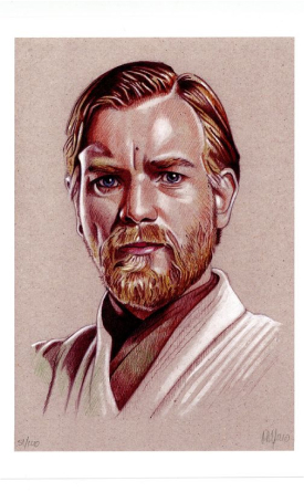 Obi-Wan Kenobi Print by Miguel Angel Alfaro Rey