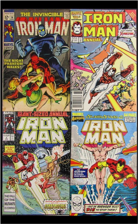 Iron Man= Annual Lot of 4