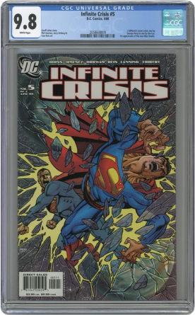 Infinite Crisis (2005) 5B CGC 9.8 Perez Variant 1st Printing