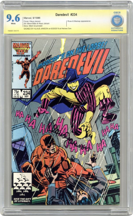 Daredevil (1964 1st Series) 234 CBCS 9.6 SS Klaus Janson