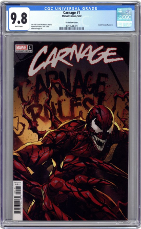 Carnage (2022 Marvel) 1G CGC 9.8 Yu 1=100 Variant