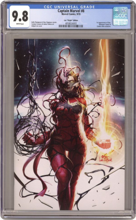 Captain Marvel (2019 11th Series) 8UNKNOWN.A CGC 9.8 Lee Unknown Virgin Variant