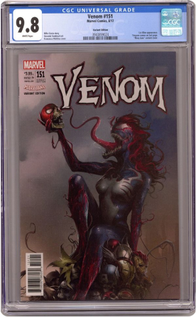 Venom (2017 Marvel) 151B CGC 9.8 Mattina Mary Jane Variant