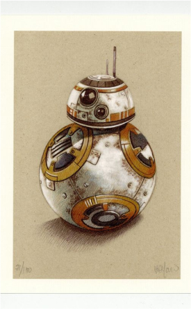 BB-8 Print by Miguel Angel Alfaro Rey